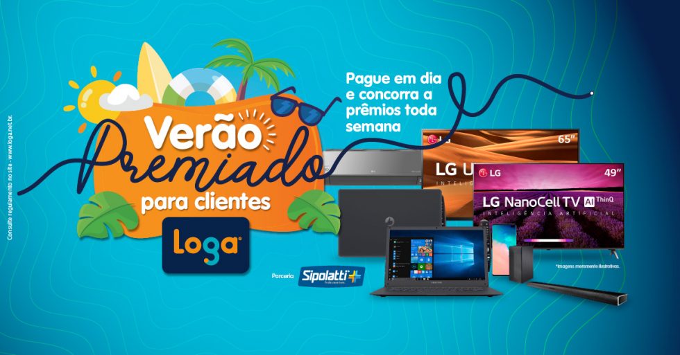 Verão Premiado pra quem é cliente Loga - Loga® Internet